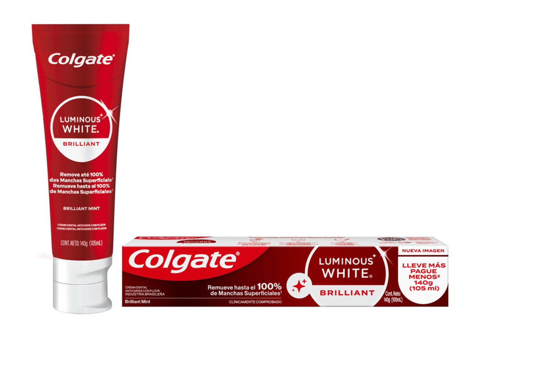 COLGATE CR.DENTAL LUMINOUS WHITE UNID. X 