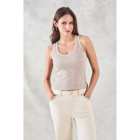 Musculosa Lurex Crudo