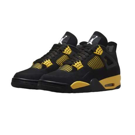 AIR JORDAN 4 RETRO DK Black and Yellow