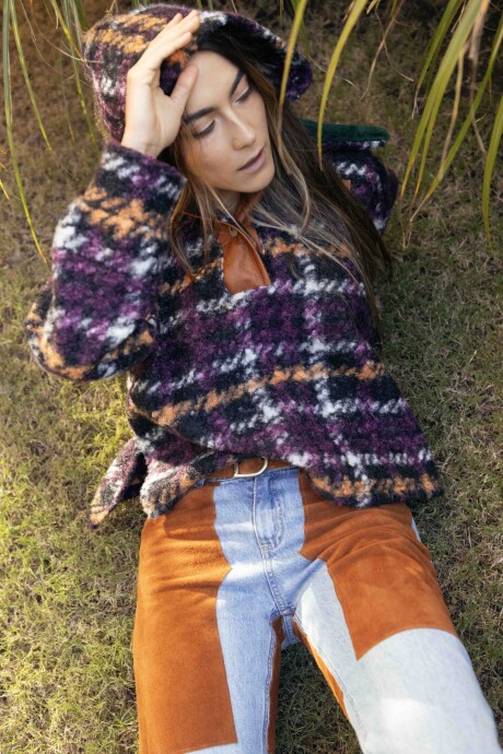 Buzo Crazy Bear Violeta / Verde