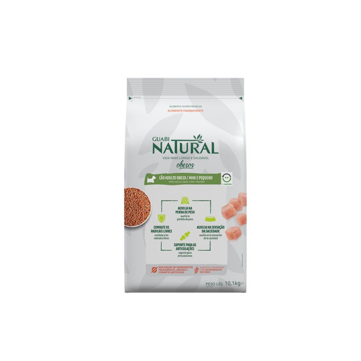 GUABI NATURAL Perros - Razas pequeñas con OBESIDAD 10,1KG 