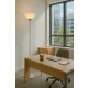 Lampara De Pie Moderna Minimalista Quebec Led Blanco