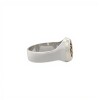 Anillo Profesión Magisterio - Plata y Oro-Sin Piedra-AP5057 sinpiedra