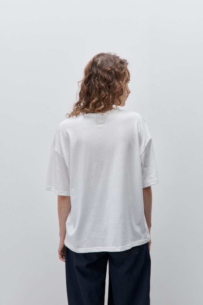 REMERA MECA Blanco