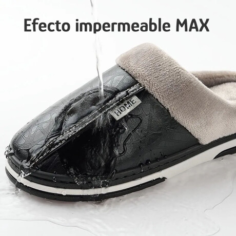 Pantufla De Cuerina Super Abrigadas Antideslizante Unisex Azul Marino