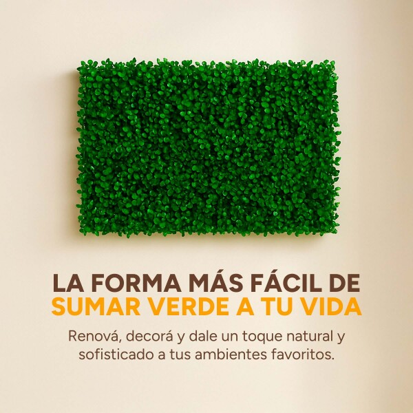 Pasto Cesped Panel X3 Artificial Jardin Exterior Enredadera Pasto Cesped Panel X3 Artificial Jardin Exterior Enredadera