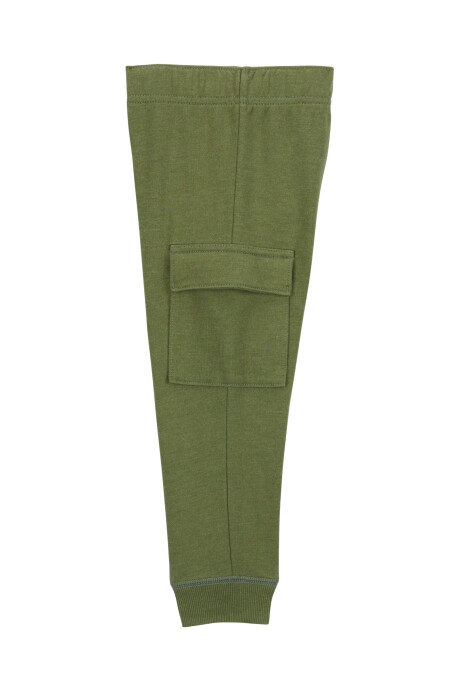 Set dos piezas de algodón, pantalón y buzo, estampa construcción Sin color