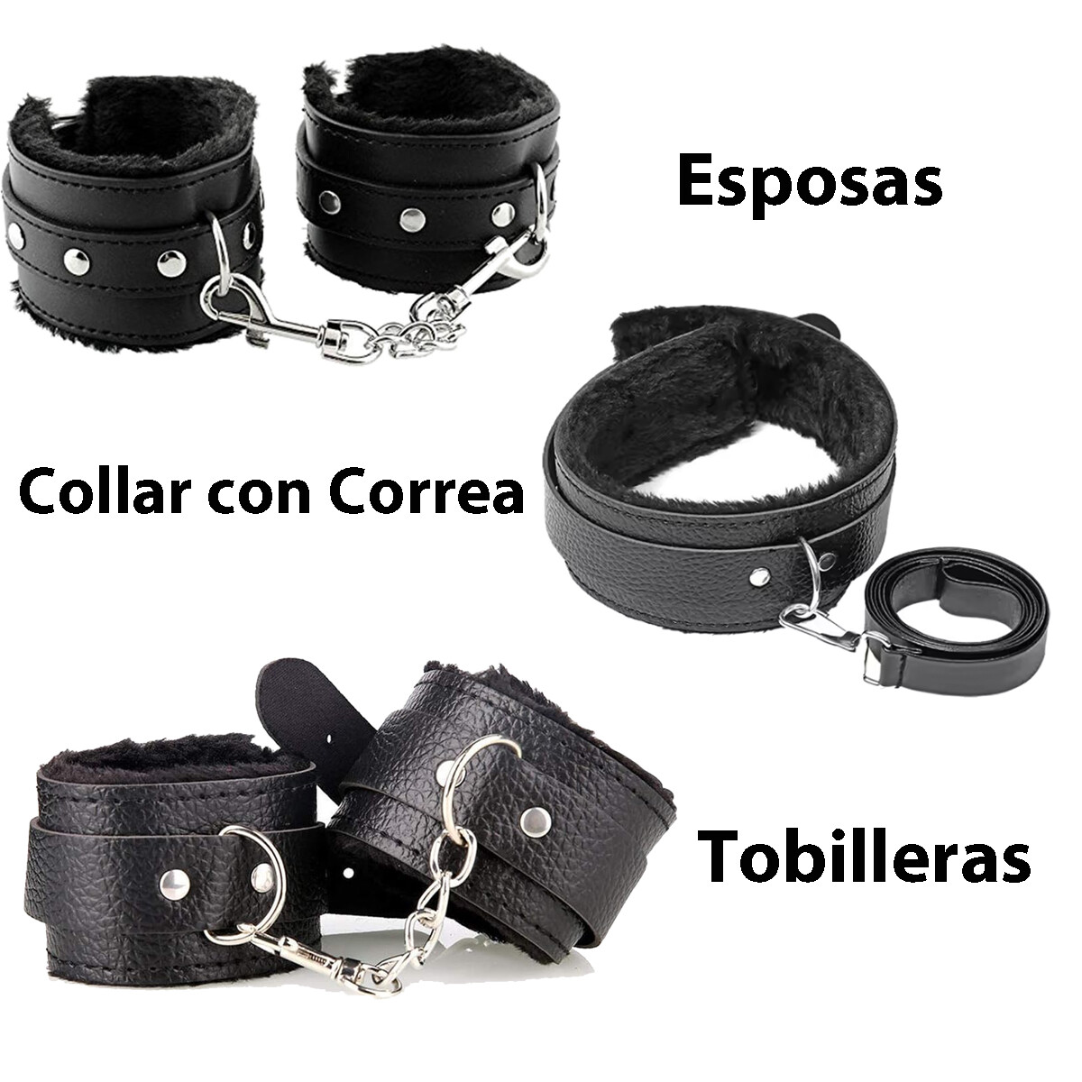 Kit Bdsm Inmovilizador de 3 Piezas 