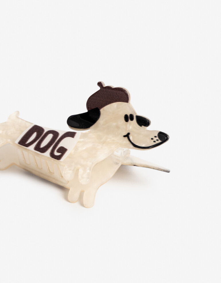 Broche Animales Broche Perro Con Boina - Combinacion Bicolor