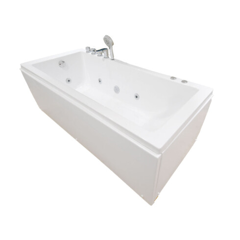 Bañera Con Hidromasaje Blanco Autoportante 1700X750X550 Basico 6 Jets Gdes C/Grif Izq Motor 1.5 BLANCO