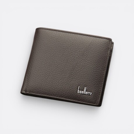 Billetera Maculina Clásica Marrón