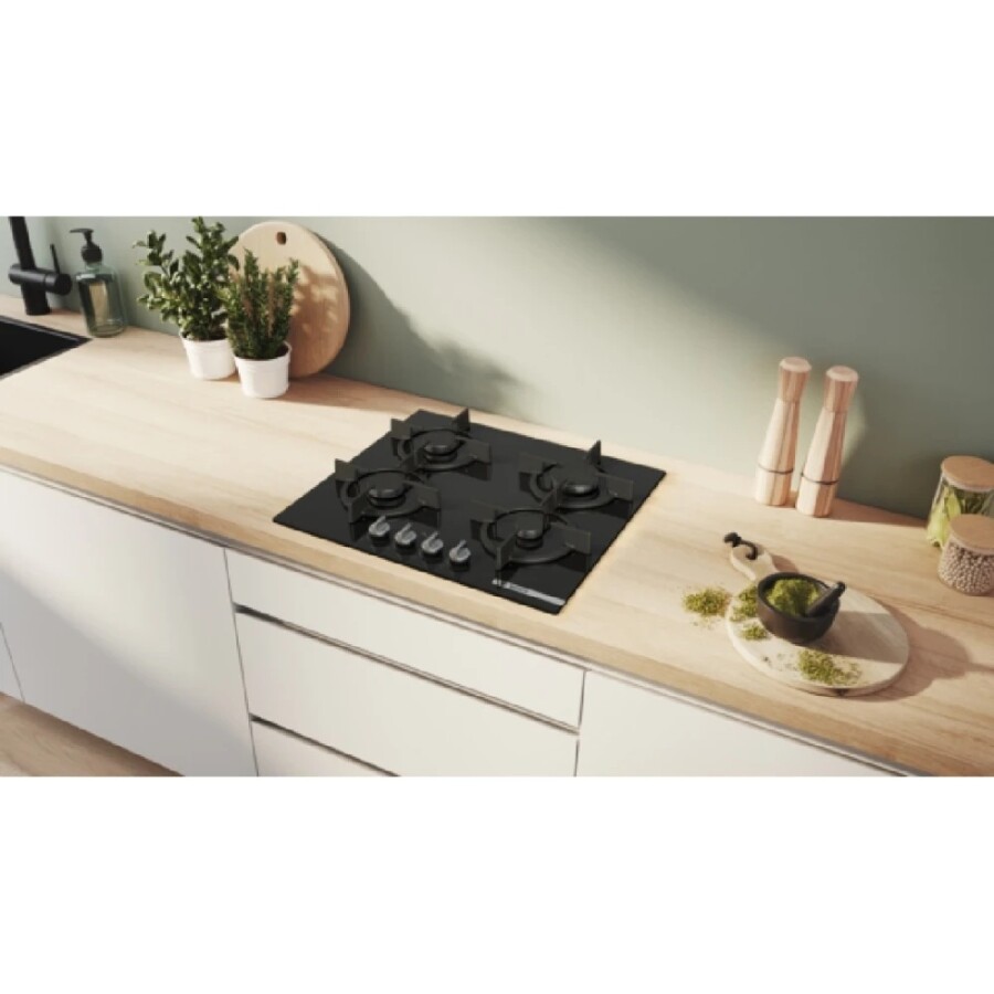 Anafe a gas Bosch PPP6A6I10 Vidrio 60 cm Anafe a gas Bosch PPP6A6I10 Vidrio 60 cm