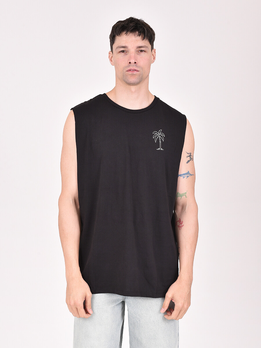 MUSCULOSA MIST - NEGRO 