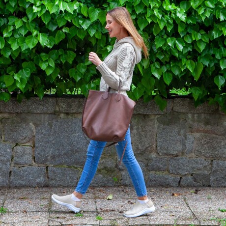 Zapatillas de calzado fácil - Ezy Fit Beige