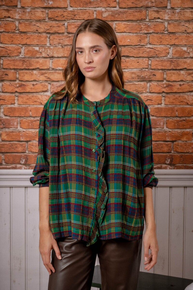 Camisa escocesa - Verde 