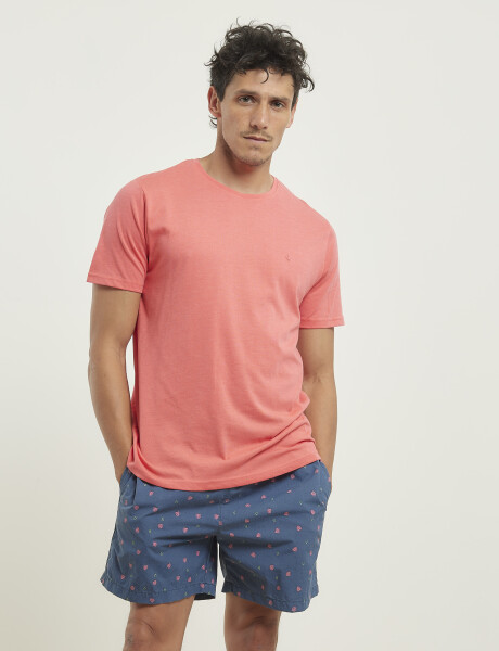 520758 T-SHIRT NAVIGATOR Coral