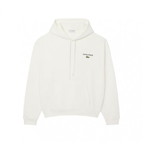 CANGURO LACOSTE SWEATSHIRT White