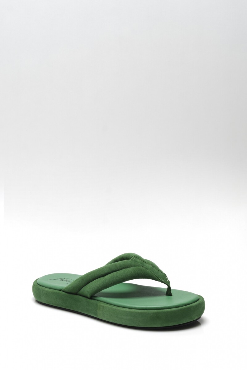 Wonderland thong sandal - Verde 