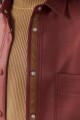 SOBRECAMISA GALA GRANATE