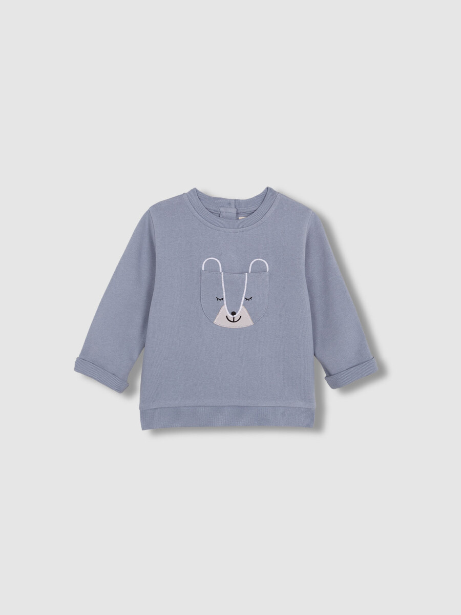 Sudadera Azul Azul Viejo