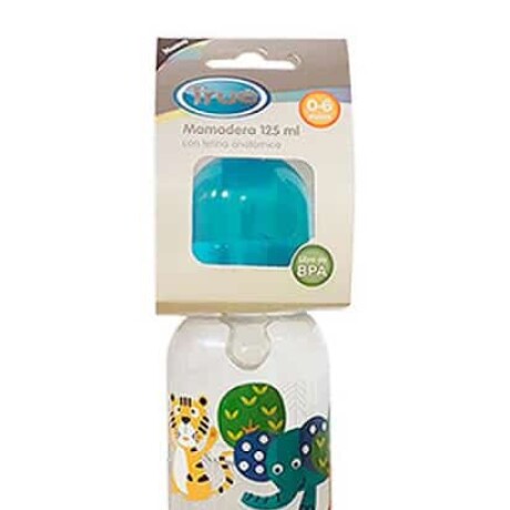 Mamadera True Decorada Silicona Anatómica 0-6 Meses 250ml Mamadera True Decorada Silicona Anatómica 0-6 Meses 250ml