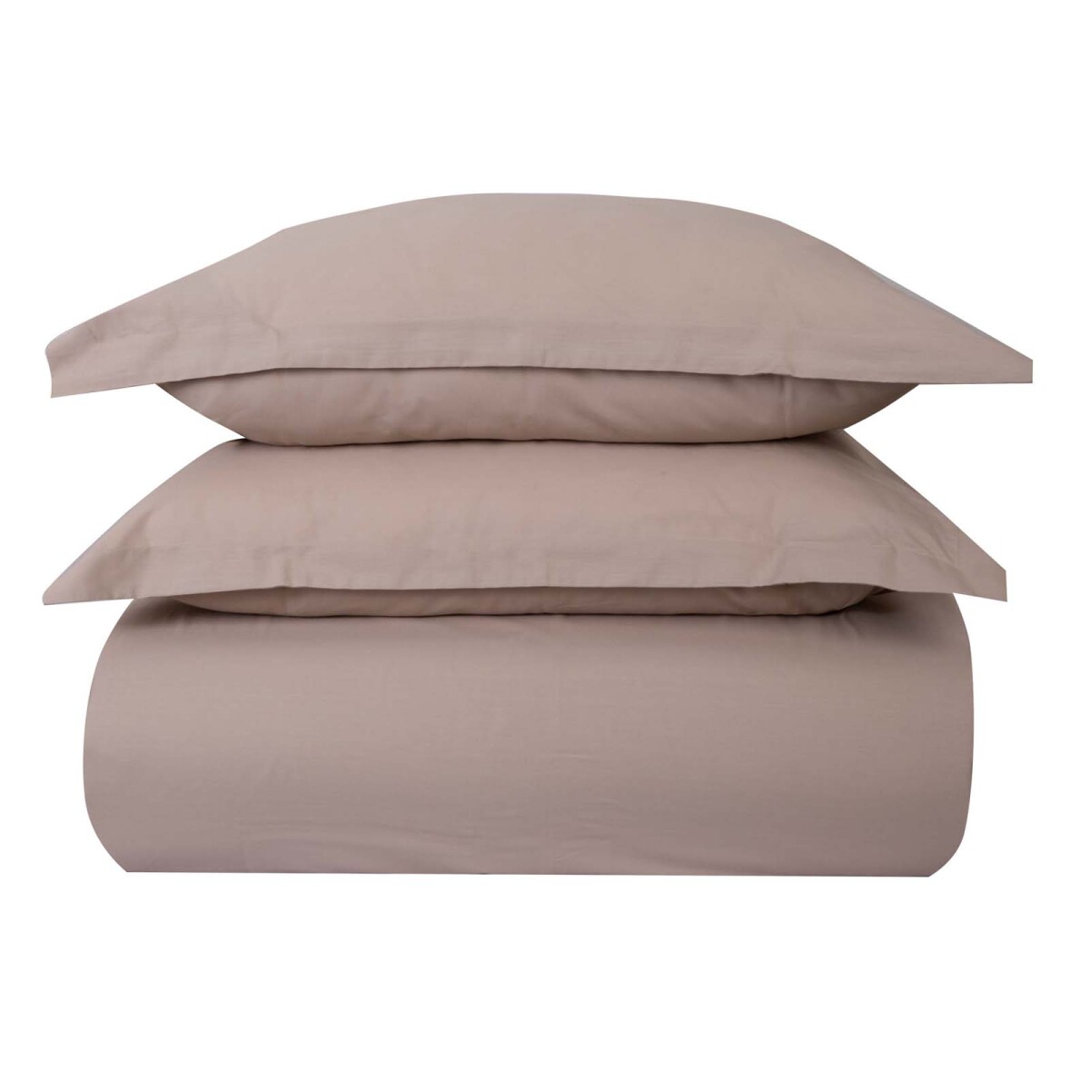 SET FUNDA NÓRDICA - KING ALGODON MARRON COTTON BASIC 180H TOSTADO 