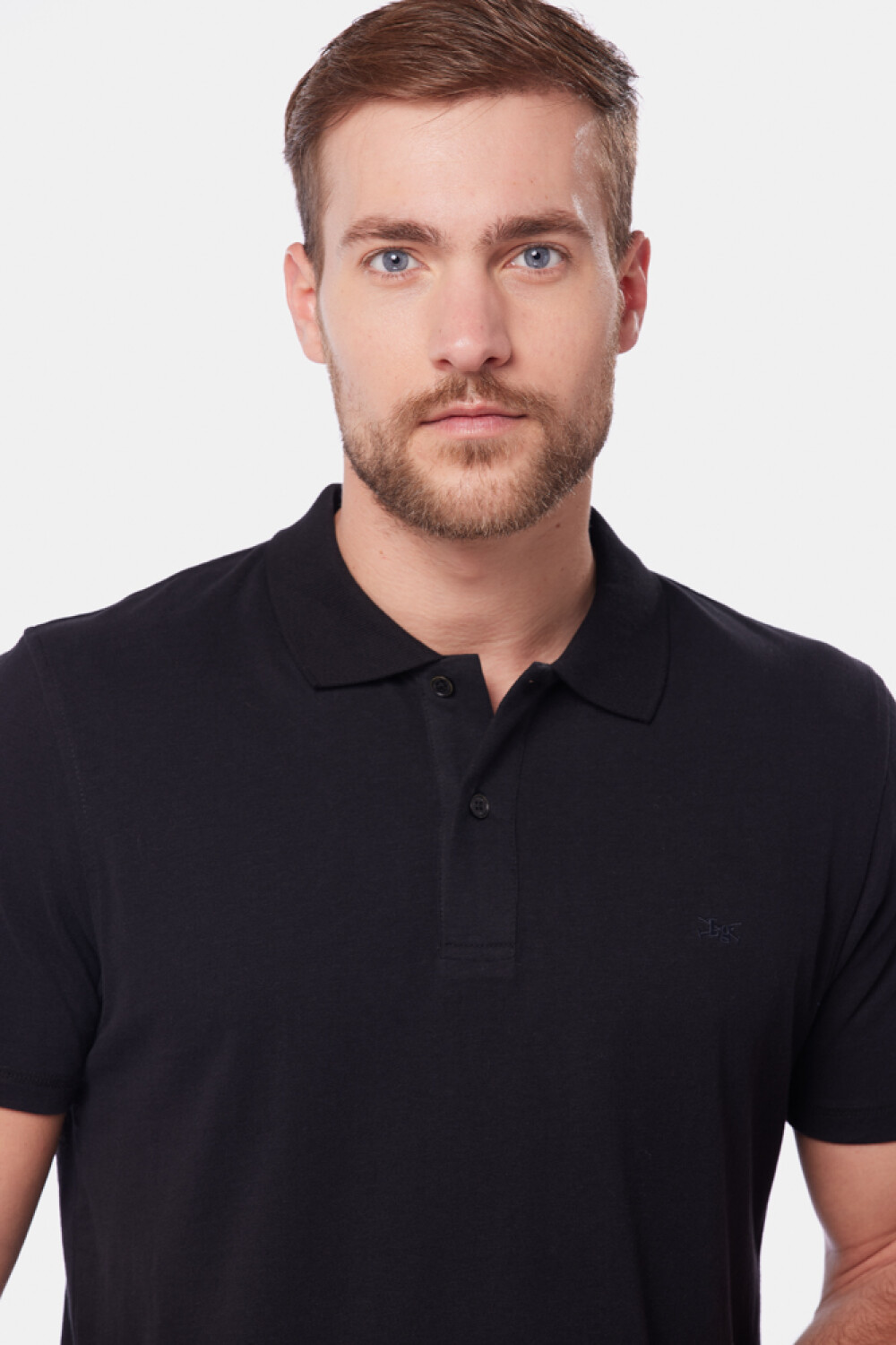 REMERA POLO JERSEY LISA Negro