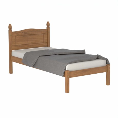 CAMA 1 PLAZA MADERA MARRON MEX