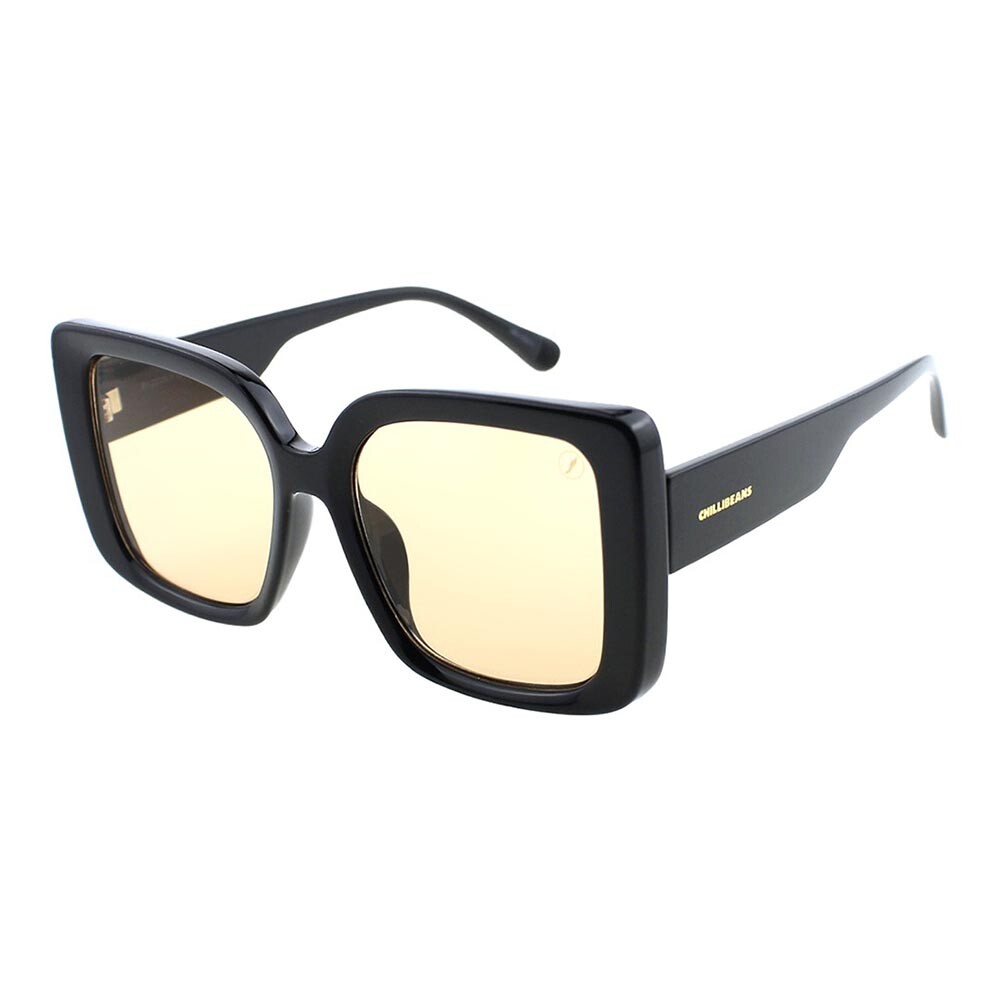 Lentes de sol Colecao P1 2026 Cuadrado Amarillo/Negro