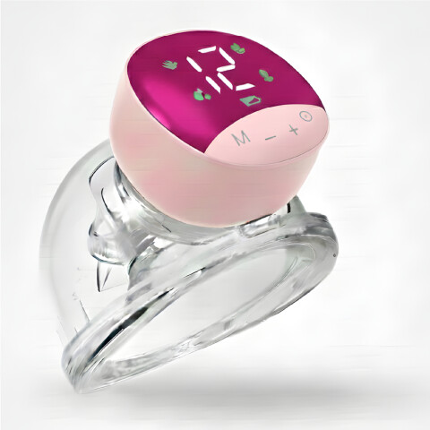 Extractor Maternal Inalambrico 4 Modos 12 Niveles Recargable Color Rosado