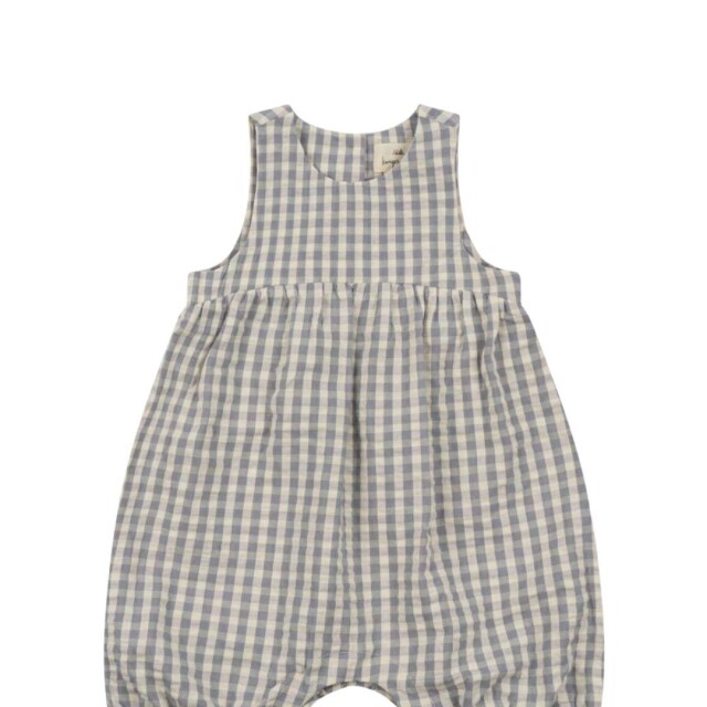 Mono Vichy celeste unisex Mono Vichy celeste unisex