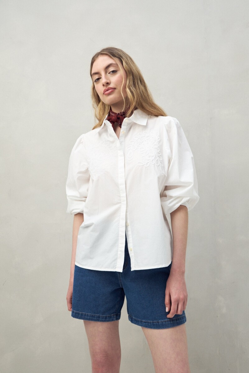 CAMISA CORDEL Blanco