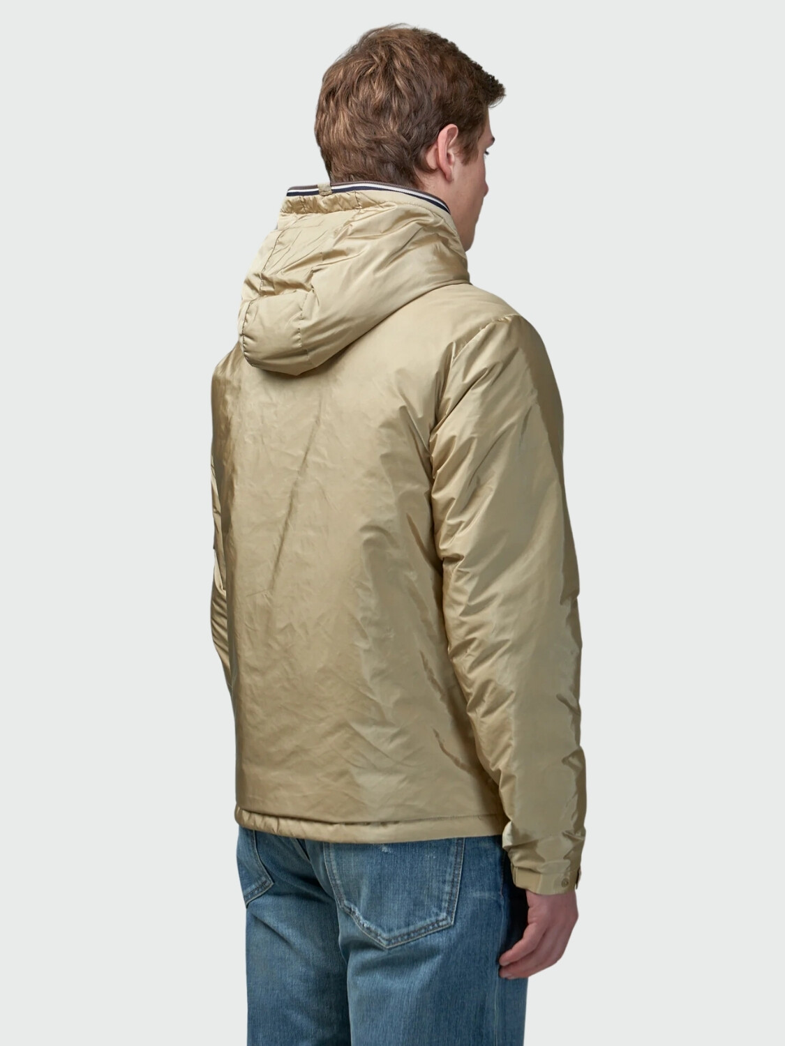 Moncler - Plumífero Corto con Capucha Evettes Beige
