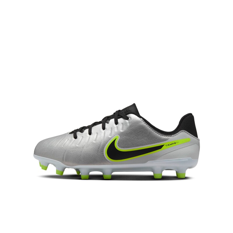 Championes de fútbol Nike Jr. Tiempo Legend 10 Academy de Niños Gris