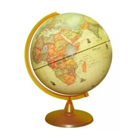 Globo Terraqueo 30cm Ø Base Plastico Antiguo 307aw Globo Terraqueo 30cm Ø Base Plastico Antiguo 307aw