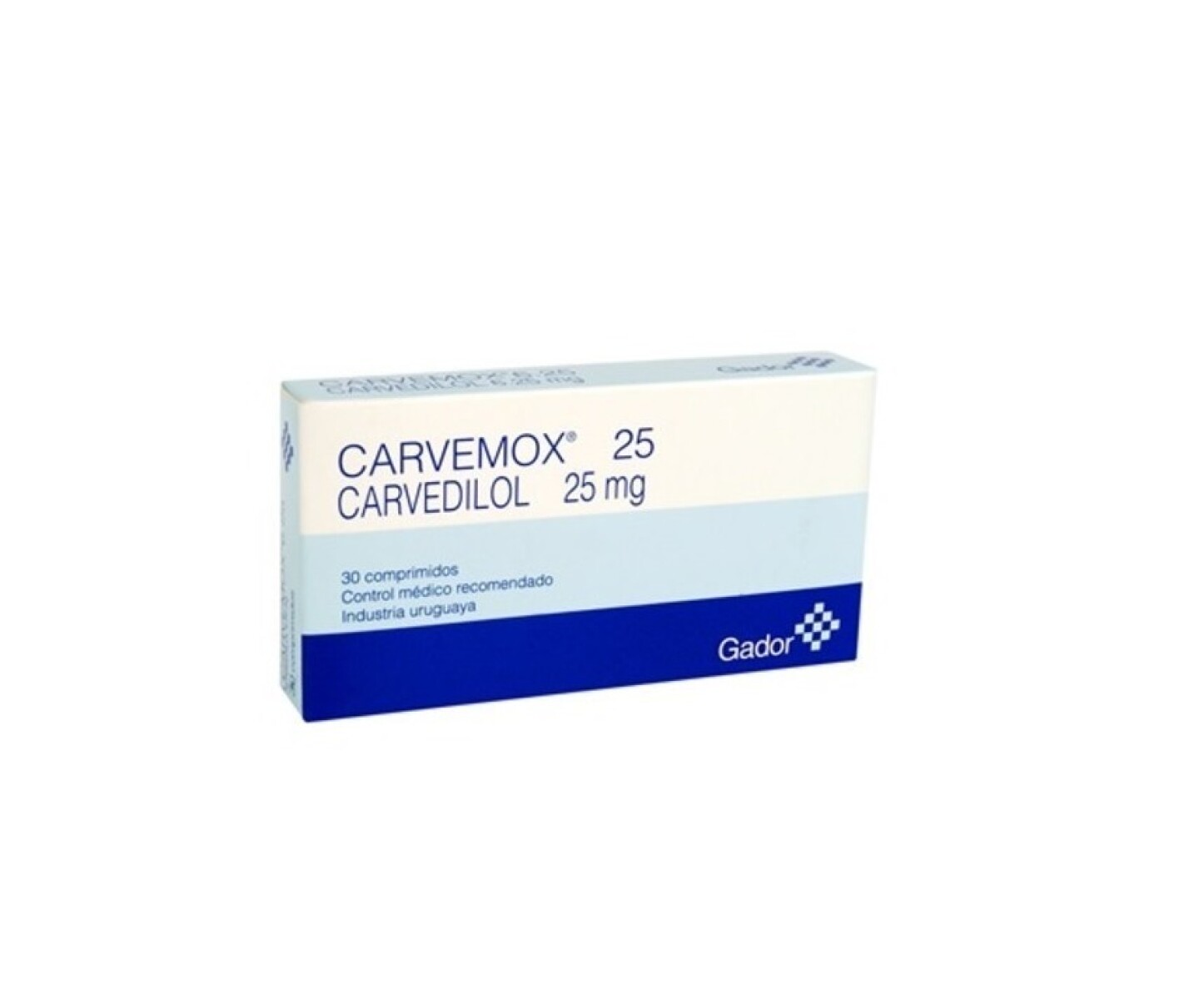 Carvemox 25 Mg. 30 Comp. 