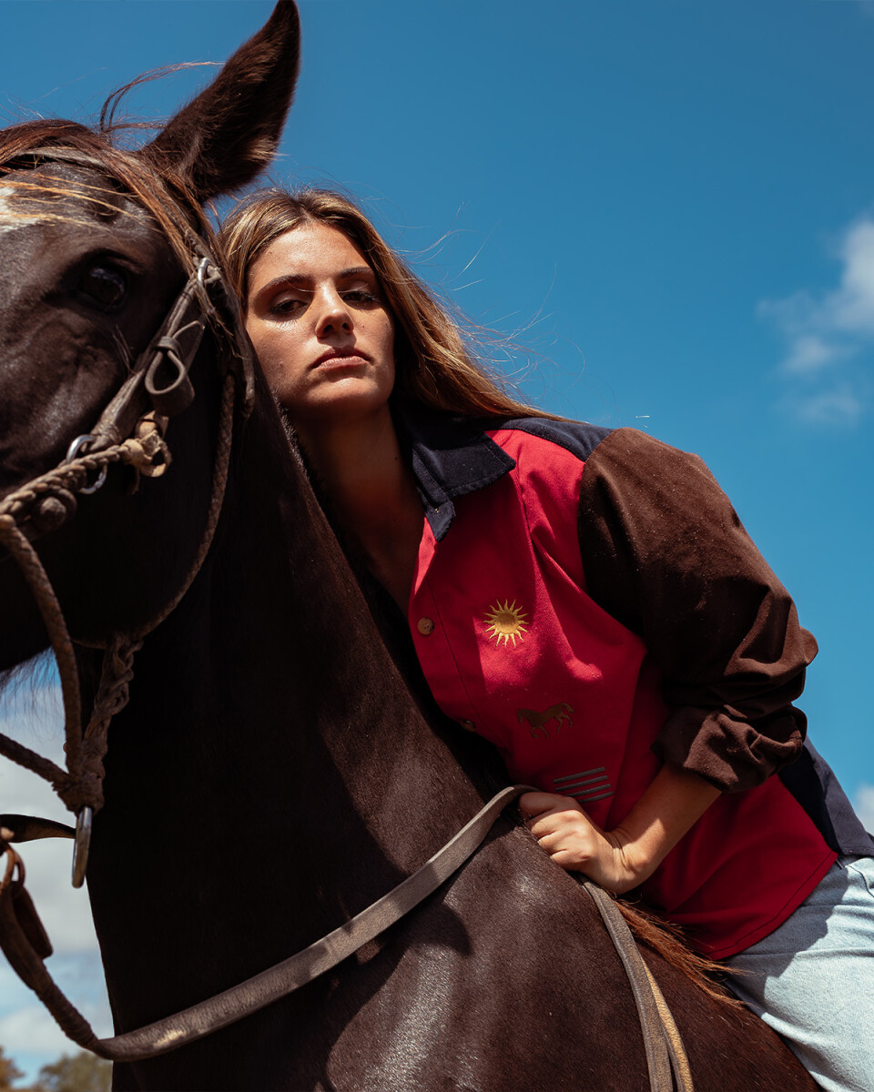 Vintage Charrúa - Colorado / Azul Marino 