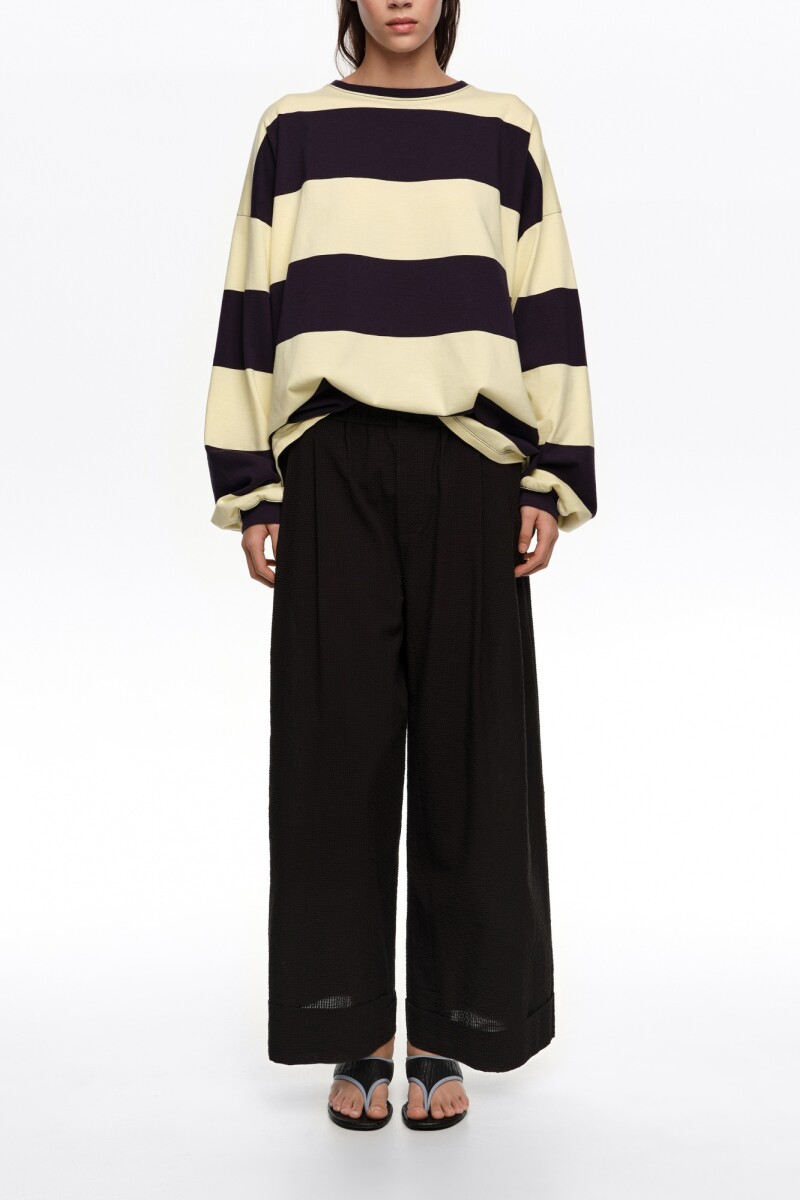 PANTALÓN FLARE Negro