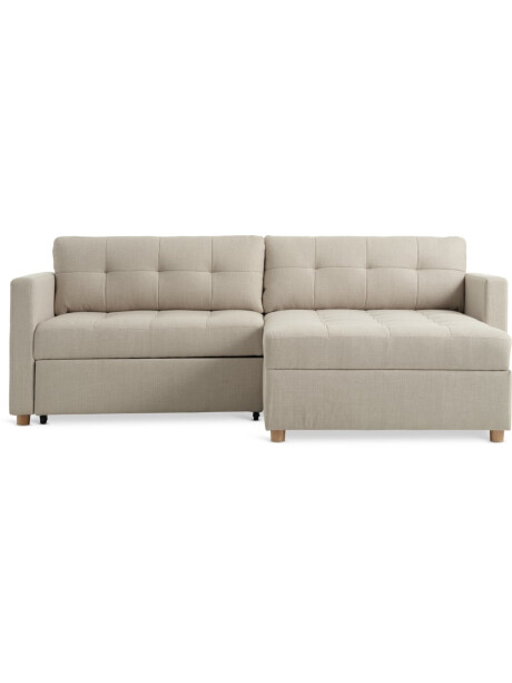 Sofá cama chaise longue TEGLHUSE beige Sofá cama chaise longue TEGLHUSE beige