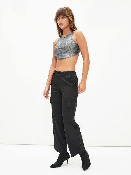 TOP ELSA PLATEADO