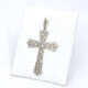 Cruz Antigua En Oro 18K, Brillantes Y Diamantes Cruz Antigua En Oro 18K, Brillantes Y Diamantes