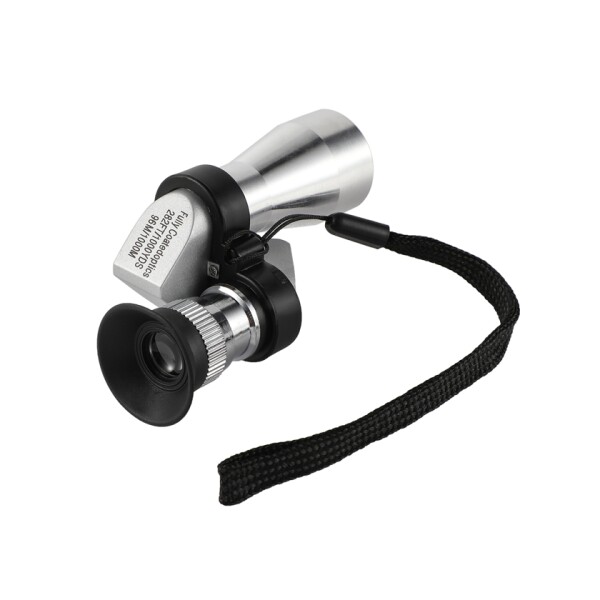 Telescopio Portátil Compacto Visión Nocturna 8x2 Binocular Color Plateado