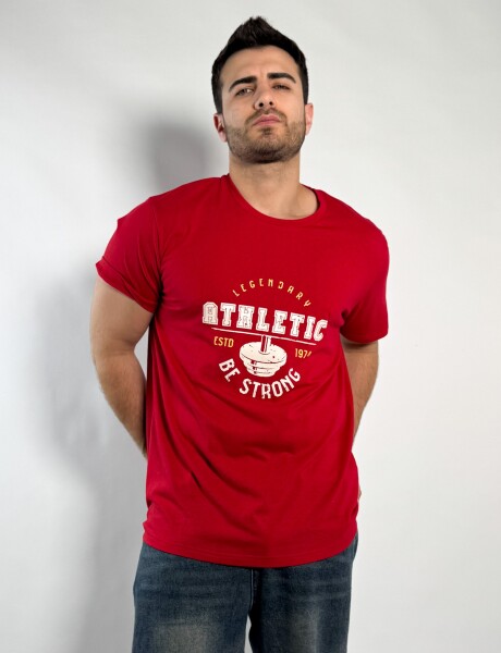 Remera de hombre Ale Rojo