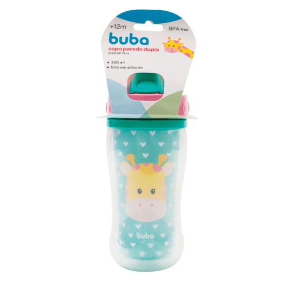 Vaso doble pared animales BUBA jirafa