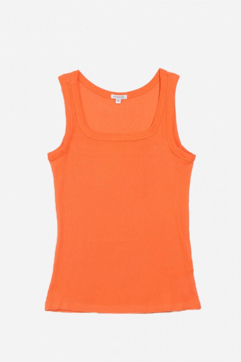 Musculosa de rib NARANJA