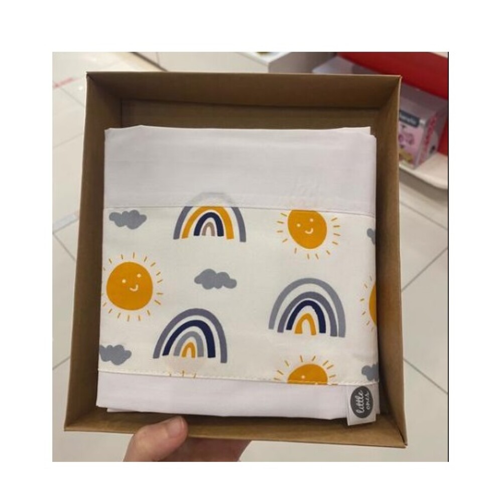 Sábanas practicuna / cuna Little Ones arco iris