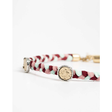 Choker Trenzado Combinacion Multicolor