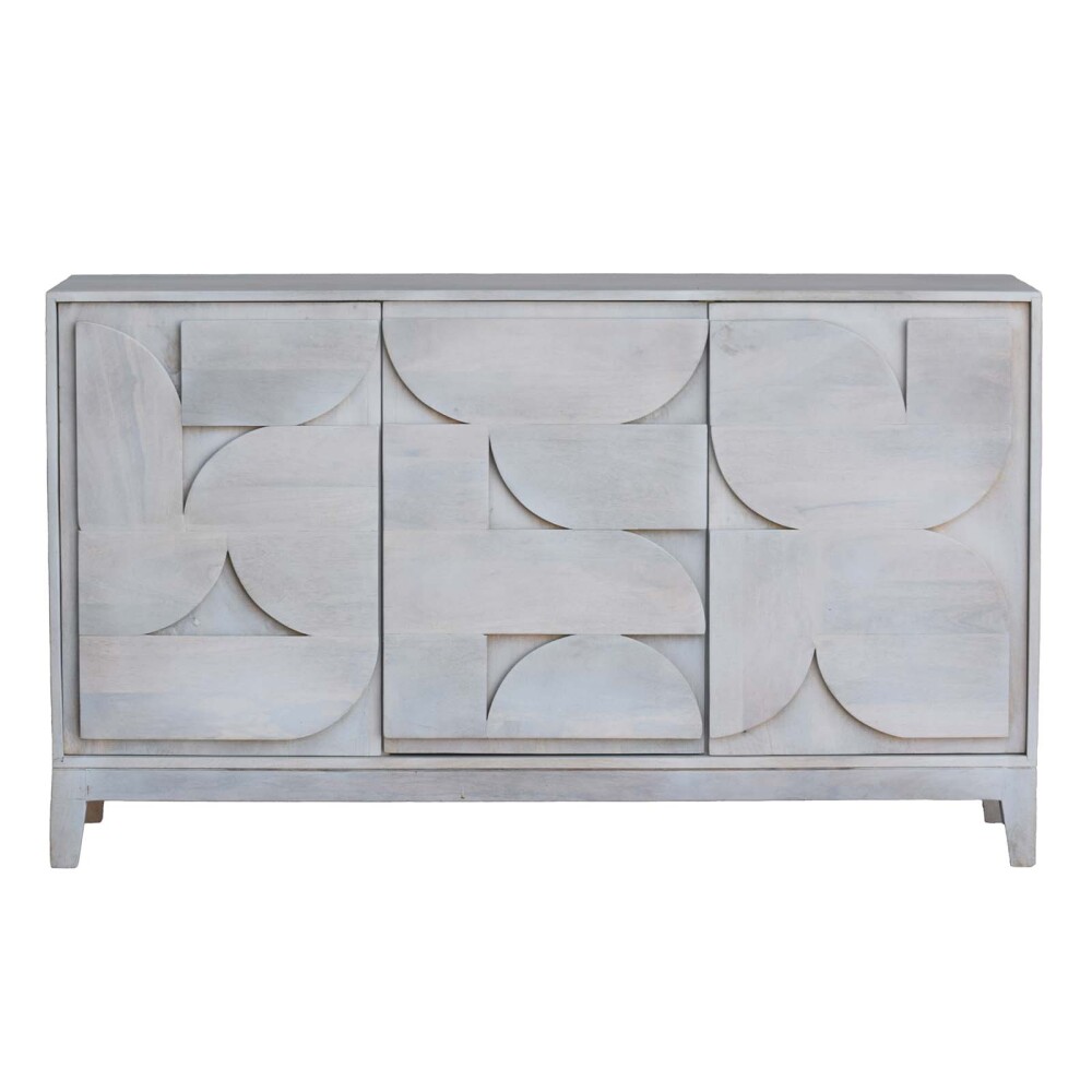 APARADOR MADERA-DE-MANGO BLANCO MAYRA