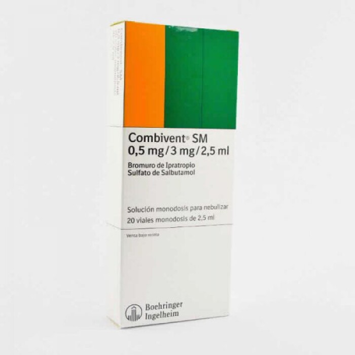 COMBIVENT SM VIALES DE 2,5 ML. CJ X 20 A única