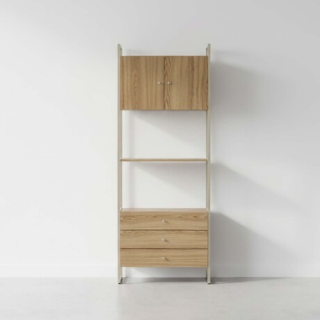 BIBLIOTECA MDF-Y-METAL VOSS